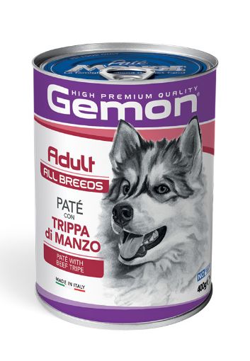 G87804 GEMON - Wet Dog Pate Adult beef tripe 400 g paveikslėlis