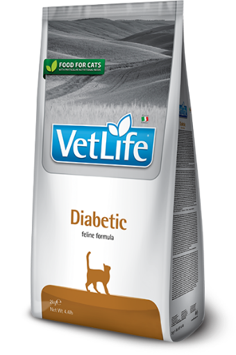F25326 FARMINA VET LIFE - CAT Dry DIABETIC 2 kg (pak.4) paveikslėlis