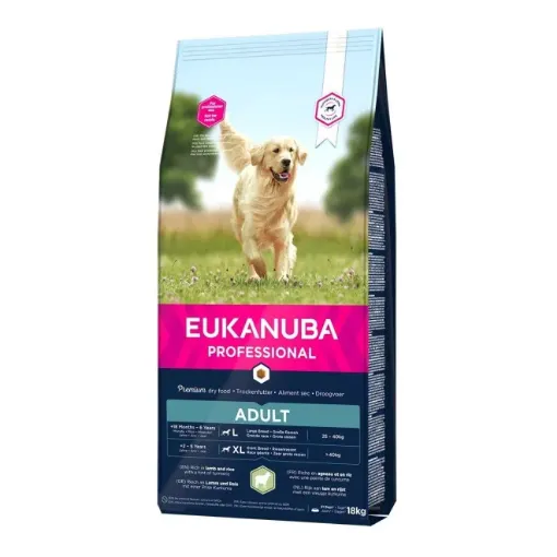 E72286 Euk Adult L/XL Breed Lamb & Rice PFB 18 kg paveikslėlis