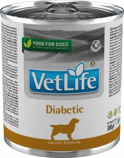 F06374 FARMINA VET LIFE - DOG Wet DIABETIC 300 g (pak.6) paveikslėlis