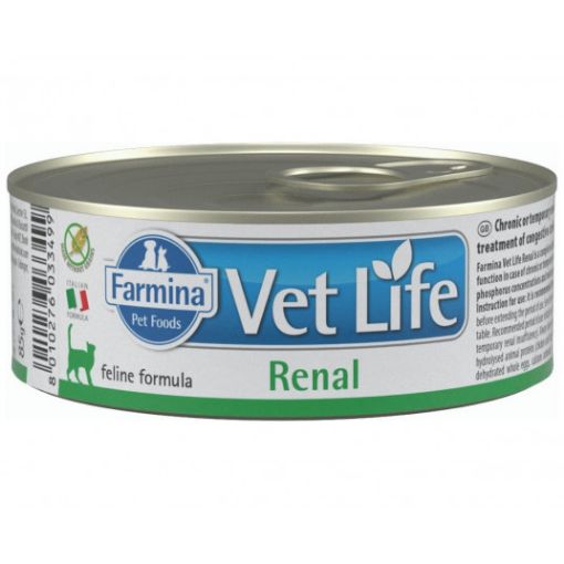 F02864 FARMINA VET LIFE - CAT Wet RENAL 85 gr (pak.12) paveikslėlis