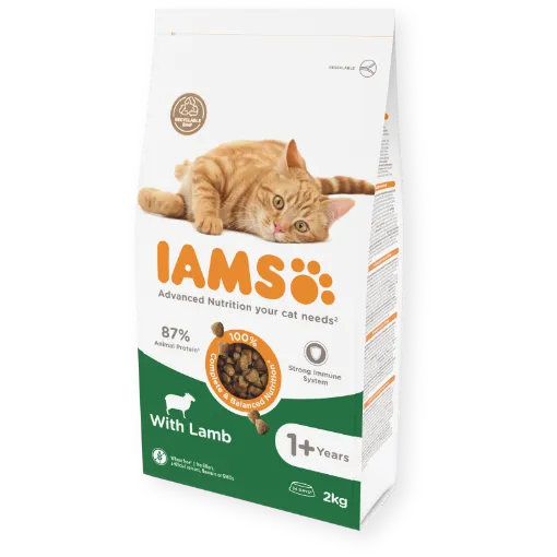 I27200 Iams Adult Cat Lamb 10 kg su ėriena paveikslėlis