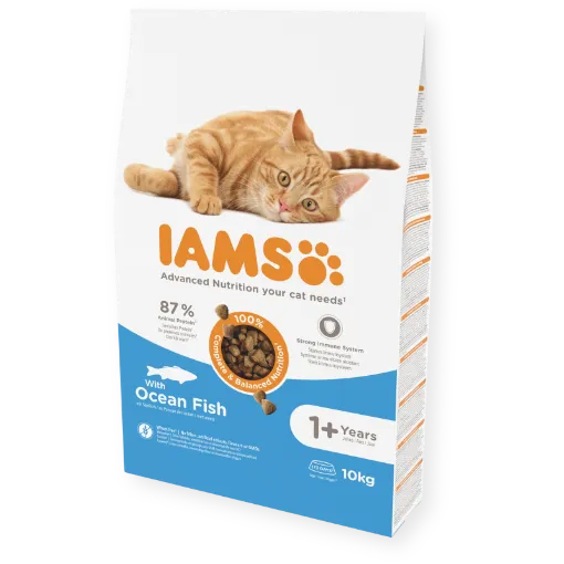 I27354 Iams Adult Cat Ocean Fish 10 kg su vandenyno žuvimi paveikslėlis