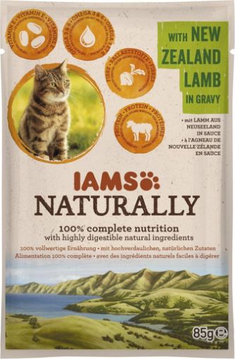I35205 IAMS Naturally Adult Cat New Zealand Lamb 85g paveikslėlis