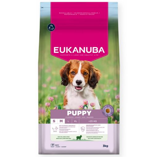 E01818 Euk Puppy S/M Breeds Lamb & Rice 12 kg paveikslėlis