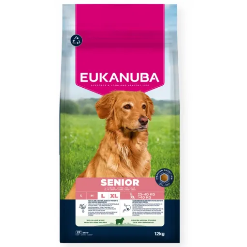 E02242 Euk Dog Senior L/XL Breed Lamb Rice 12 kg paveikslėlis