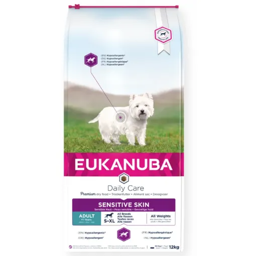 E19717 Euk Daily Care Sensitive Skin All Breeds 12 kg paveikslėlis