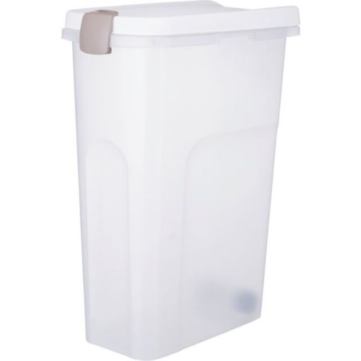 1.6_24668 TRIXIE Birių produktų tara, plastikas, 40 l/27x61x45 cm, baltas (pak.2) paveikslėlis