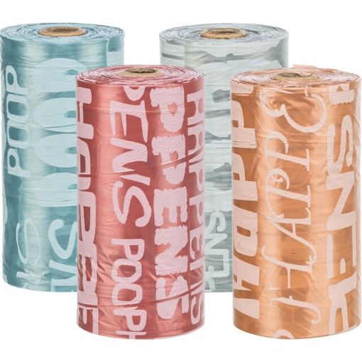 1.2_22844 TRIXIE Šunų išmatų maišeliai, 8x20 maišelių, įv. spalvų (pak.4) paveikslėlis