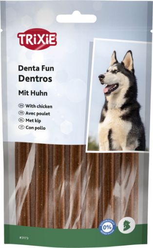 1.7_3173 TRIXIE Denta Fun Dentros, paukštiena, 7 vnt.-180 g (pak.18) paveikslėlis
