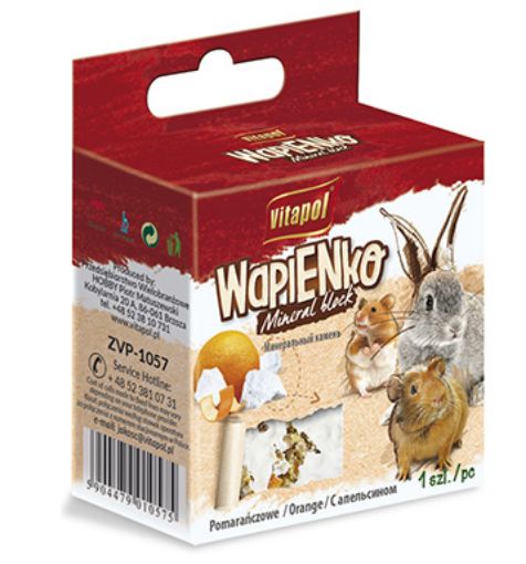V10575 Vitapol Mineralinis akmuo graužikams su apelsinais 40g paveikslėlis