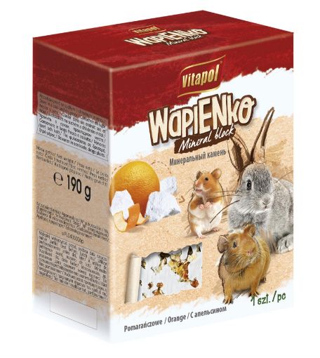 V10674 Vitapol Mineralinis akmuo graužikams XL su apelsinais 190g paveikslėlis