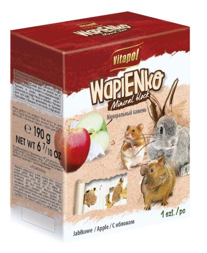 V10681 Vitapol Mineralinis akmuo graužikams XL su obuoliais 190g paveikslėlis