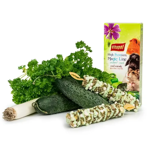 V11732 Vitapol Smakers® graužikams ir triušiams su agurkais MAGIC LINE 2vnt. paveikslėlis