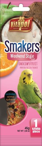 V32188 Vitapol Smakers® bang. papūgėlėms su vaisiais 1 vnt. WEEKEND STYLE paveikslėlis