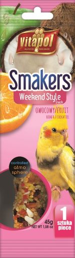 V32263 Vitapol Smakers® papūgoms nimfoms su vaisiais 1 vnt. WEEKEND STYLE paveikslėlis
