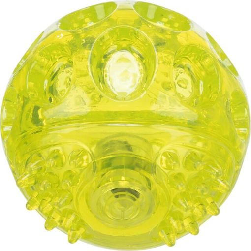 1.8_33643 TRIXIE Mirksintis kamuolys, begarsis, plūduriuojantis, TPR, 7.5 cm (pak.3) paveikslėlis