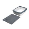 3.2_40381 TRIXIE Kilimėlis prie tualeto, PVC, 37x45 cm, antracito (pak.2) paveikslėlis