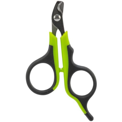 5.0_6285 TRIXIE Nagų žirklės, plastm.-nerūd. plienas, 8 cm, pilka-žalia (pak.3) paveikslėlis