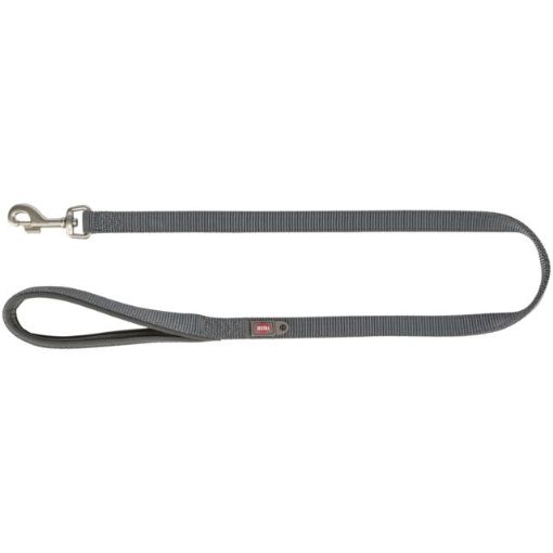 1.0_200116 TRIXIE Premium pavadys, XS-S 1.2m/15mm, grafito paveikslėlis