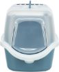 3.2_40341 TRIXIE Vico Open Top kačių tualetas namelis, 40x40x56cm, tams. mėlynas/baltas paveikslėlis