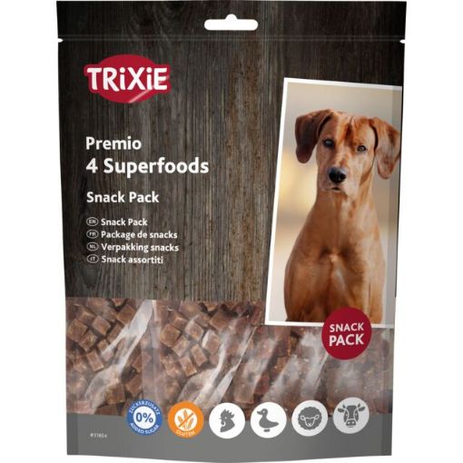 1.7_31854 TRIXIE PREMIO 4 Superfoods, vištiena/antiena/jautiena/ėriena, 4x100 g (pak.4) paveikslėlis