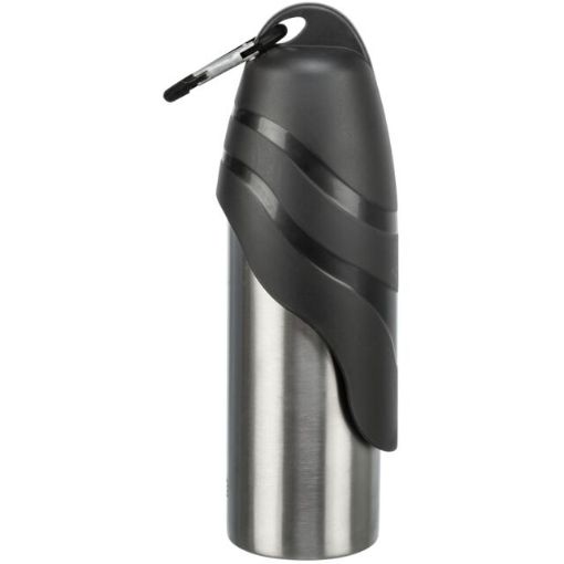 1.3_24606 TRIXIE Gertuvė butelis su dubenėliu, nerūd. plienas/plastikas, 0.75 l (pak.3) paveikslėlis