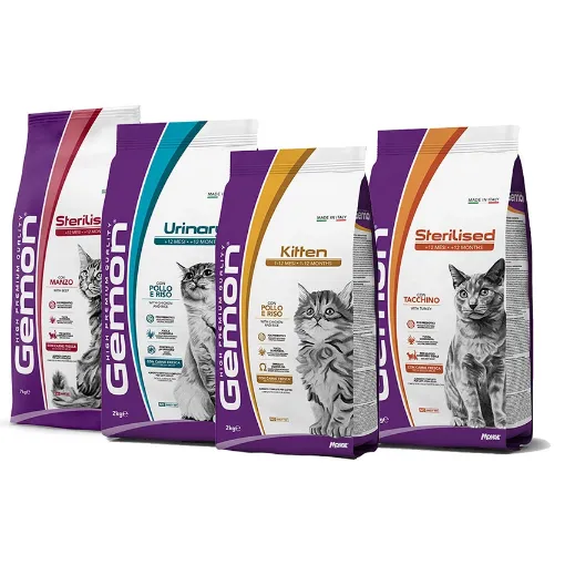 KOMP055 Gemon Cat 4x7 Kitten+Urinary+Sterilized Beef+Sterilized Turkey paveikslėlis