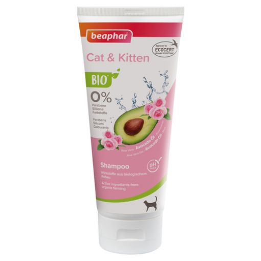 B122899 Beaphar BIO SHAMPOO CAT 200ml (pak3) paveikslėlis
