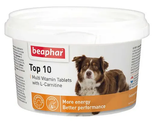 B125425 Beaphar TOP 10 For Dogs, 180tab. (pak6) paveikslėlis