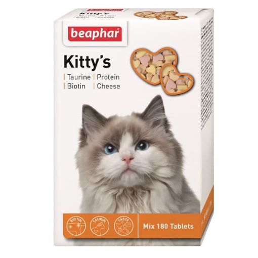 B125067 Beaphar KITTY'S MIX, 180tab. (pak12) paveikslėlis