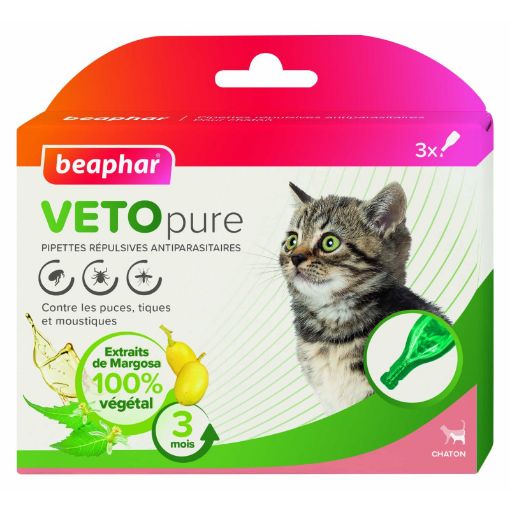 B156153 Beaphar BEA NEEM SPOT ON KITTEN (pak6) paveikslėlis
