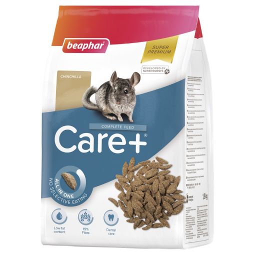 B184057 Beaphar CARE+CHINCHILLA 1.5kg (pak6) paveikslėlis