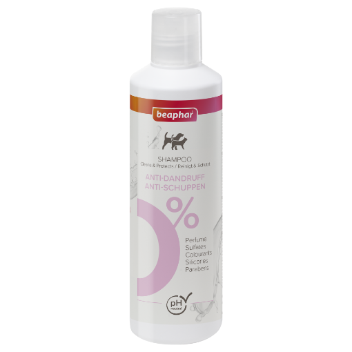B201211 Beaphar SHAMPOO ANTI-DANDRUFF 250ML (pak3) paveikslėlis