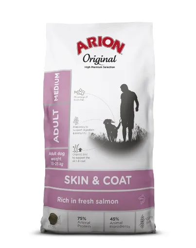 AR60677 ARION ORIGINAL DOG Skin&Coat Med 12kg paveikslėlis