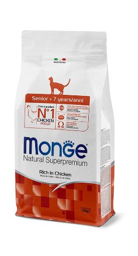 M05562 Monge Dry Cat Senior 0,4 kg paveikslėlis