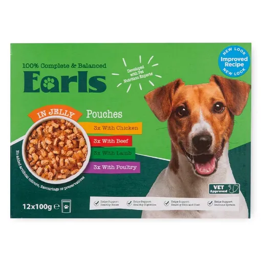 EA52910 EARLS Dog Pouches in Jelly Mix 12 vnt. paveikslėlis