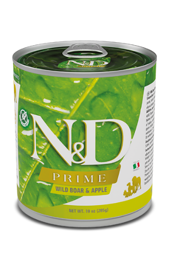 F02505 FARMINA N&D PRIME - DOG Wet Wild Boar&Apple ADULT 285 g (pak.6) paveikslėlis