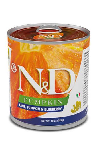 F02581 FARMINA N&D PUMPKIN - DOG Wet Lamb Pumpkin&Blueberry ADULT 285 g (pak.6) paveikslėlis