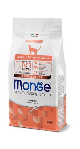 M05517 Monge Dry Cat Adult Salmon Monoprotein 1,5 kg paveikslėlis